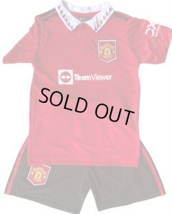 画像3: 22/23-マンチェスターU.T.D(ホーム)子供用上下セット*