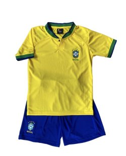 画像3: 【W杯モデル】22/23-ブラジル代表(ホーム)子供用上下セット※