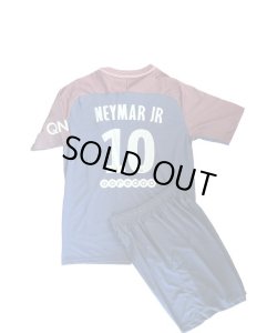 画像1: ネイマール背番号10　パリサンジェルマン ホーム 大人用 レプリカユニフォーム 上下セット Fサイズ　※