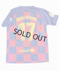 画像1: グリーズマン＃17 バルセロナ(ホーム)19/20 子供用上下セット