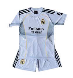 画像3: 25/26　レアルマドリード　ホーム  子供用上下セット　レプリカユニフォーム