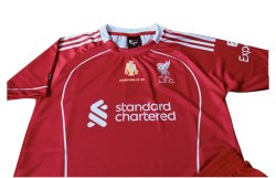 画像6: 25/26　リバプール　ホーム  子供用上下セット　レプリカユニフォーム