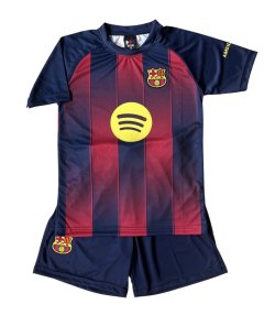 画像3: 25/26　バルセロナ　ホーム  子供用上下セット　レプリカユニフォーム