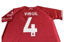 画像4: フィルジル背番号4 リバプール  ホーム 25/26 大人用ユニフォーム　プレミアリーグ