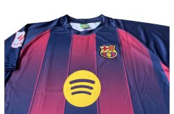 画像4: レバンドフスキ背番号9 バルセロナ  ホーム 25/26 レプリカユニフォーム　大人用　リーガーエスパニョーラ