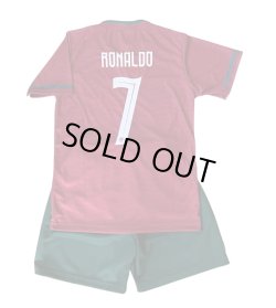 画像1: ロナウド背番号7 ポルトガル代表2026W杯モデル レプリカユニフォーム　子供用【即納商品】