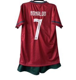 画像9: ロナウド背番号7 ポルトガル代表2026W杯モデル レプリカユニフォーム　子供用