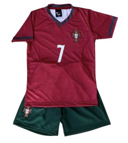 画像2: ロナウド背番号7 ポルトガル代表2026W杯モデル レプリカユニフォーム　子供用