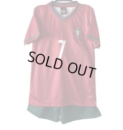 画像8: ロナウド背番号7 ポルトガル代表2026W杯モデル レプリカユニフォーム　子供用【即納商品】