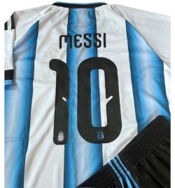 画像8: メッシ背番号10 アルゼンチン代表　2026年W杯モデル レプリカユニフォーム　子供用
