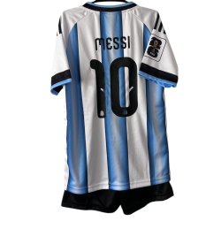 画像6: メッシ背番号10 アルゼンチン代表　2026年W杯モデル レプリカユニフォーム　子供用