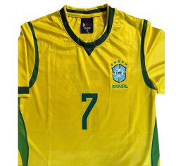 画像6: ヴィニ・ジュニオール＃7 ブラジル代表(ホーム)2026年　W杯モデル レプリカユニフォーム　子供用