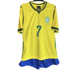 画像8: ヴィニ・ジュニオール＃7 ブラジル代表(ホーム)2026年　W杯モデル レプリカユニフォーム　子供用