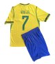 ヴィニ・ジュニオール＃7 ブラジル代表(ホーム)2026年　W杯モデル レプリカユニフォーム　子供用