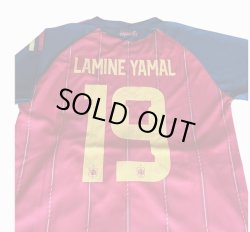 画像9: ヤマル背番号19 スペイン代表(ホーム)2026年W杯モデル レプリカユニフォーム　子供用