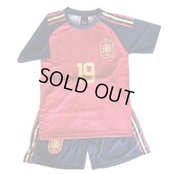 画像4: ヤマル背番号19 スペイン代表(ホーム)2026年W杯モデル レプリカユニフォーム　子供用
