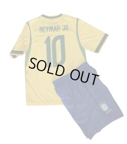 画像1: ネイマール背番号10 ブラジル代表(ホーム)2026年W杯モデル レプリカユニフォーム　子供用【即納商品】
