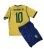 画像1: ネイマール背番号10 ブラジル代表(ホーム)2026年W杯モデル レプリカユニフォーム　子供用 (1)
