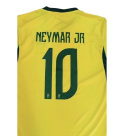 画像3: ネイマール背番号10 ブラジル代表 ホーム 2026年 W杯モデル   レプリカユニフォーム