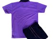 画像2: フライホーク襟付き子供用オリジナルユニフォーム上下セット(紫)