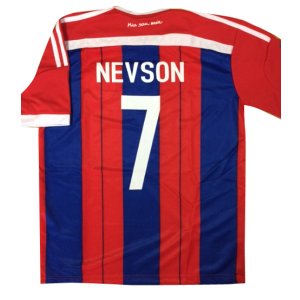画像: バイエルン背番号7 個人名NEVSON Mサイズ【ユニフォーム単品】*
