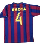 画像: バルセロナ背番号4 個人名SHOTA Fサイズ【ユニフォーム単品】*