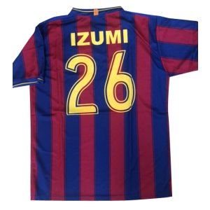 画像: バルセロナ背番号26 個人名IZUMI Fサイズ【ユニフォーム単品】*