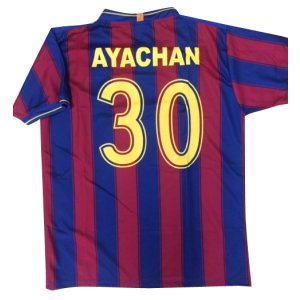 画像: バルセロナ背番号30 個人名AYACHAN Fサイズ【ユニフォーム単品】*