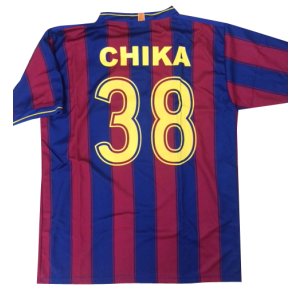 画像: バルセロナ背番号38 個人名CHIKA Fサイズ【ユニフォーム単品】*