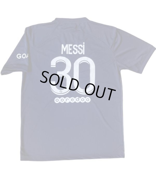 画像1: メッシ＃30 パリサンジェルマン（ホーム）22/23 レプリカユニフォーム