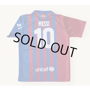 画像: メッシ#10 バルセロナ(ホーム)21/22 子供用XXL【トップス】