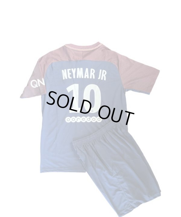 画像1: ネイマール背番号10　パリサンジェルマン ホーム 大人用 レプリカユニフォーム 上下セット Fサイズ　※