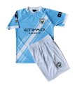 画像1: 25/26　マンチェスターシティ　ホーム  子供用上下セット　レプリカユニフォーム