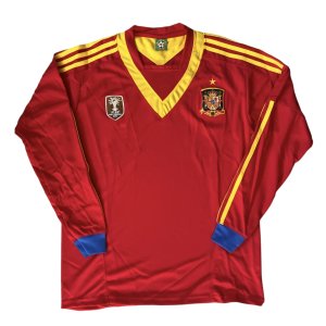 画像: スペイン代表 ホーム 長袖 Fサイズ レプリカユニフォーム
