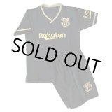 画像: 20/21-バルセロナ(アウェイ：黒)子供用上下セットSサイズTH