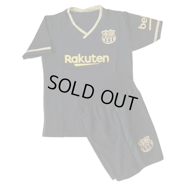 画像1: 20/21-バルセロナ(アウェイ：黒)子供用上下セットSサイズTH