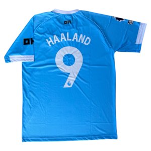 画像: ハーランド背番号9 マンチェスターシティ ホーム 25/26 レプリカユニフォーム