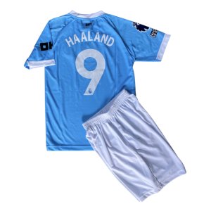 画像: ハーランド背番号9 マンチェスターシティ ホーム 25/26 レプリカユニフォーム 子供用