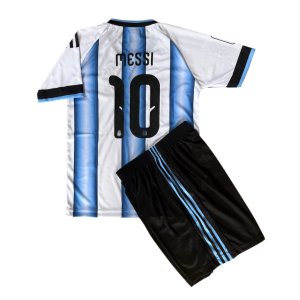 画像: メッシ背番号10 アルゼンチン代表 2026年W杯モデル レプリカユニフォーム 子供用