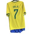 画像7: ヴィニ・ジュニオール＃7 ブラジル代表(ホーム)2026年　W杯モデル レプリカユニフォーム　子供用
