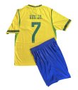 画像1: ヴィニ・ジュニオール＃7 ブラジル代表(ホーム)2026年　W杯モデル レプリカユニフォーム　子供用