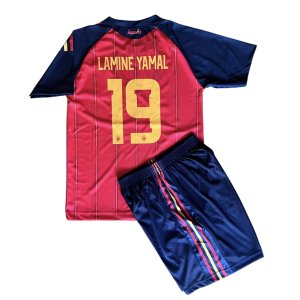 画像: ヤマル背番号19 スペイン代表(ホーム)2026年W杯モデル レプリカユニフォーム 子供用