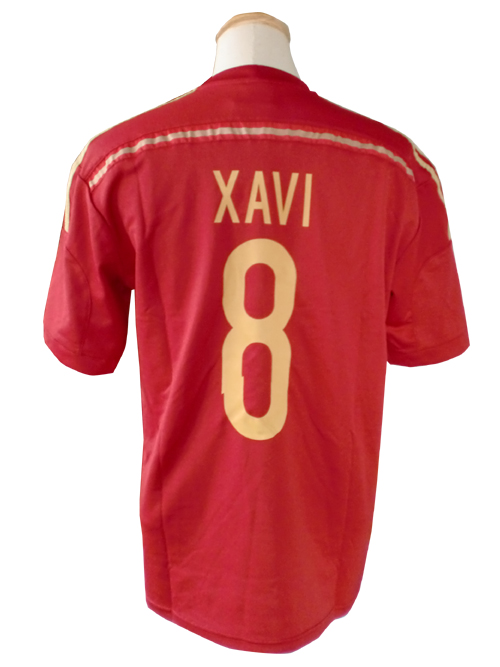 シャビ 8 スペイン代表 ホーム 14 15 サッカー専門店ウエラー