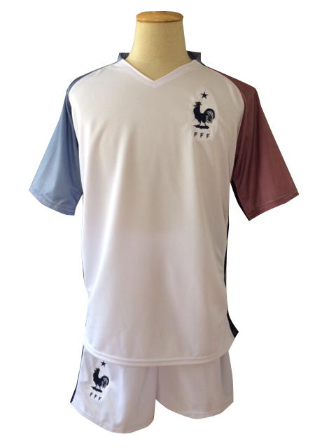 16 17 フランス代表 アウェイ 白 レプリカユニフォーム サッカー専門店ウエラー
