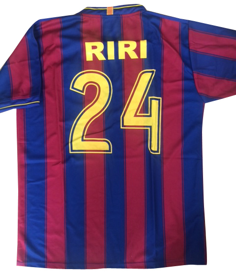 バルセロナ背番号24 個人名riri Fサイズ ユニフォーム単品 サッカー専門店ウエラー