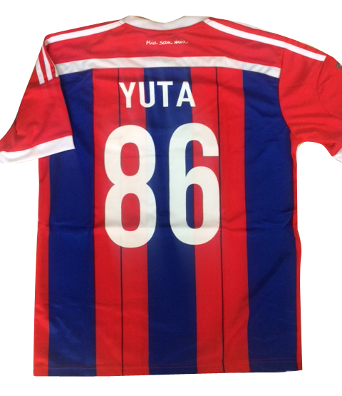 バイエルン背番号86 個人名yuta Mサイズ ユニフォーム単品 サッカー専門店ウエラー