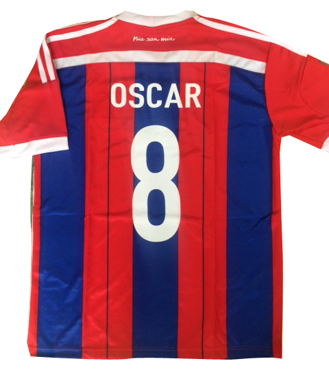 バイエルン背番号8 個人名oscar Mサイズ ユニフォーム単品 サッカー専門店ウエラー