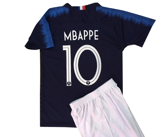 エムバペ 10 フランス代表 ホーム 18 19 子供用上下セット サッカー専門店ウエラー エムバペ 10 フランス代表 ホーム 18 19 子供用上下セット サッカー専門店ウエラー
