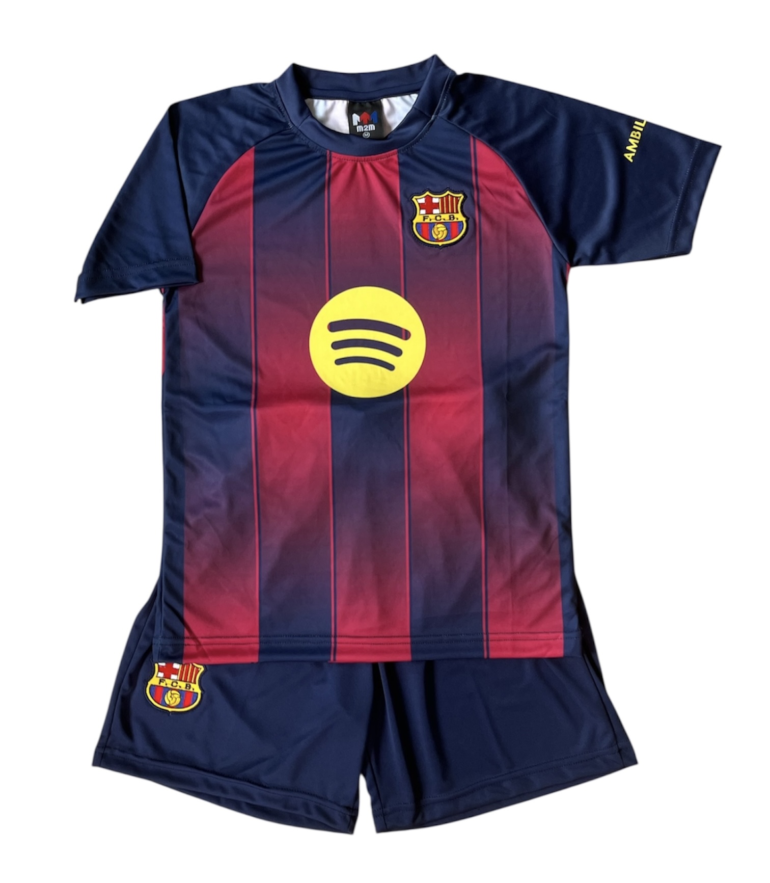 画像3: 25/26　バルセロナ　ホーム  子供用上下セット　レプリカユニフォーム
