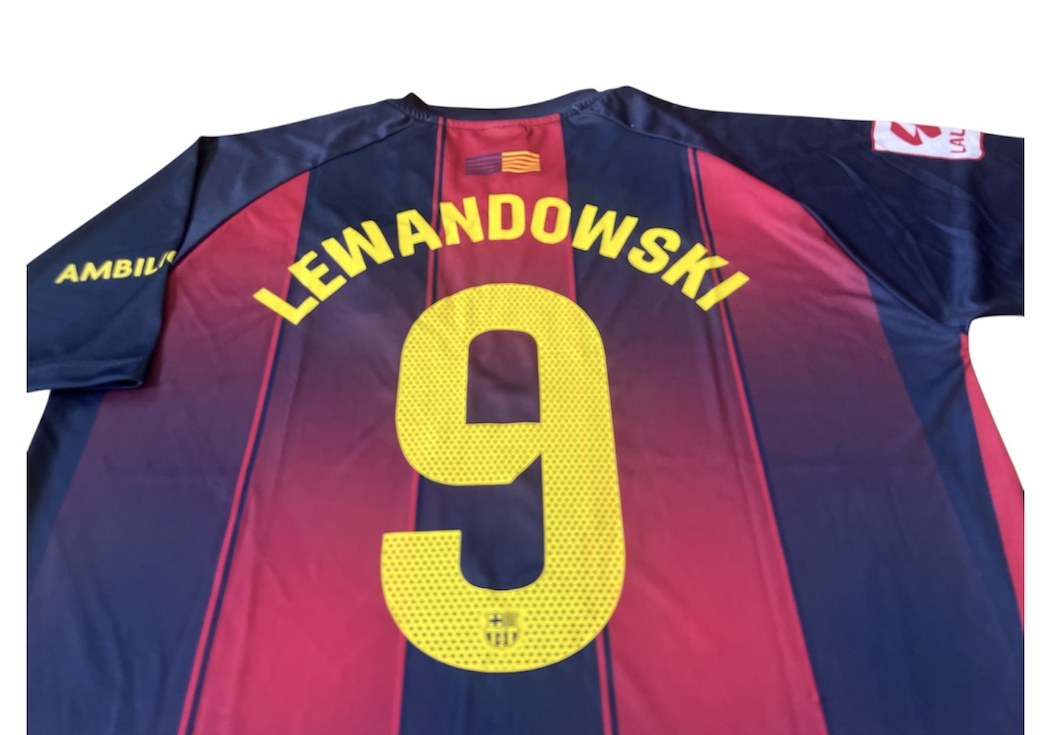 画像3: レバンドフスキ背番号9 バルセロナ  ホーム 25/26 レプリカユニフォーム　大人用　リーガーエスパニョーラ